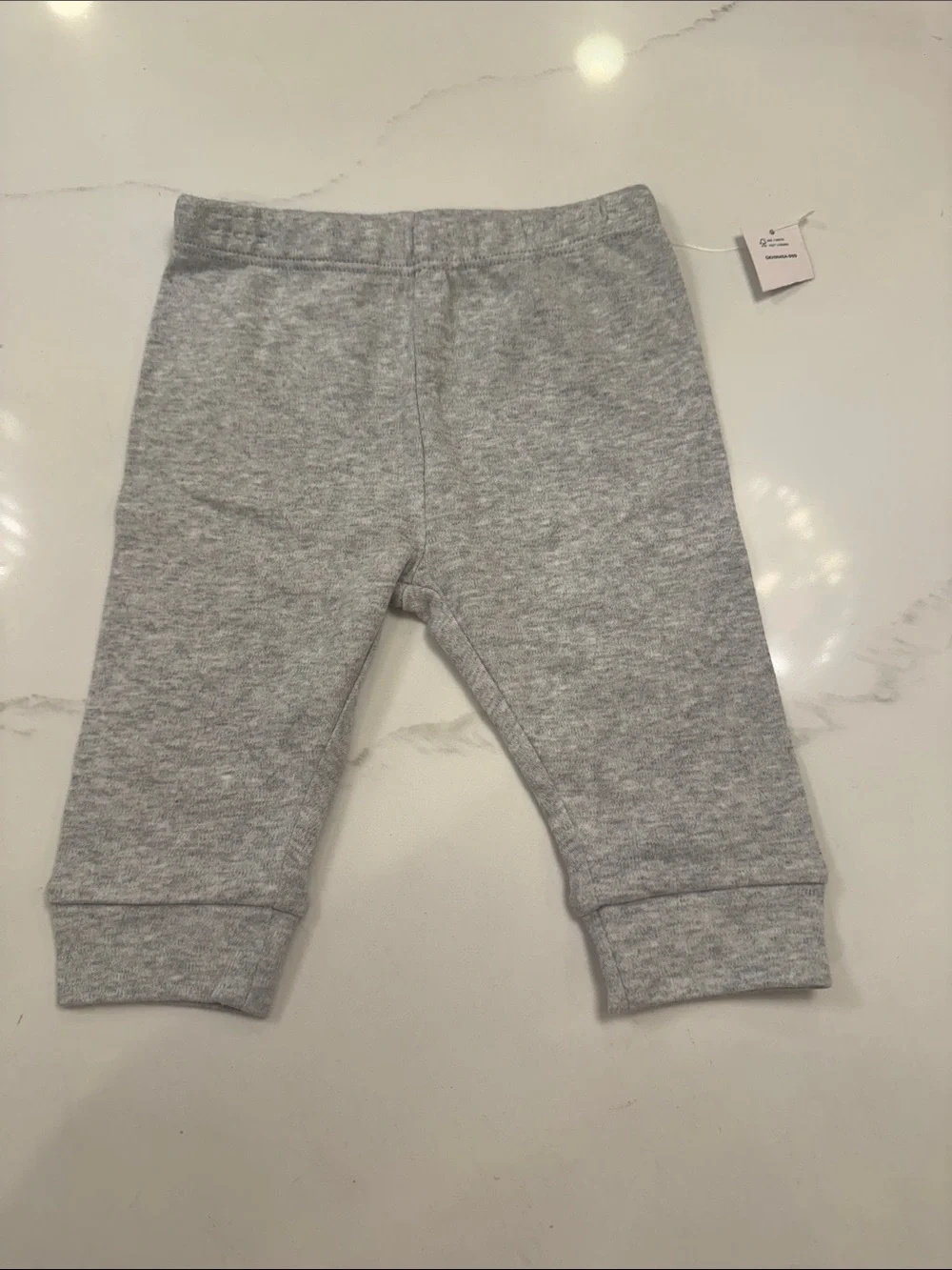 GAP Long-Sleeve Baby Bodysuit Set and grey pants - White & Light Blue